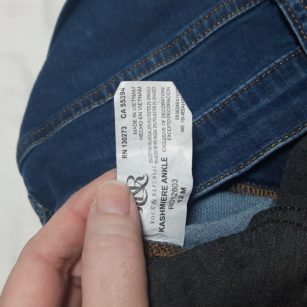 Rock & Republic Kashmiere Ankle size 12 regular - Picture 3 of 4